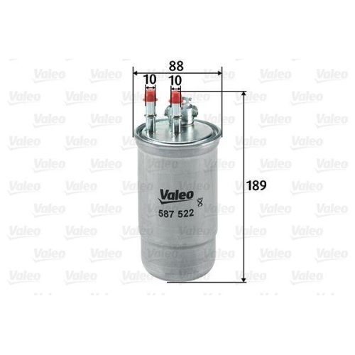 VALEO Kraftstofffilter 587522
