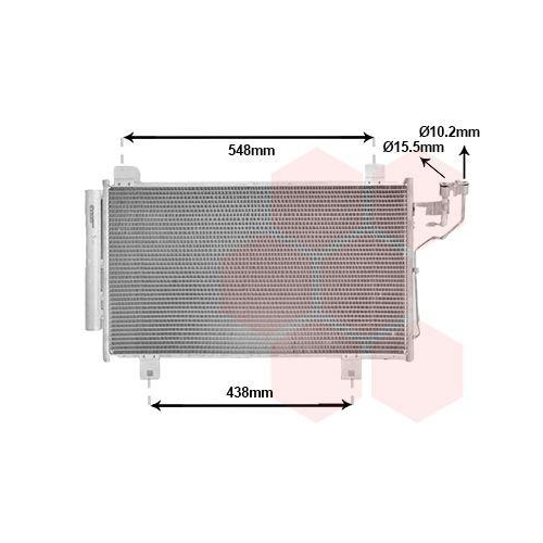 VAN WEZEL Kondensator, Klimaanlage 27015260