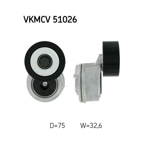 SKF Riemenspanner, Keilrippenriemen VKMCV 51026