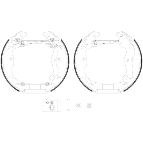 TEXTAR Bremsbackensatz Shoe Kit Pro 84067500