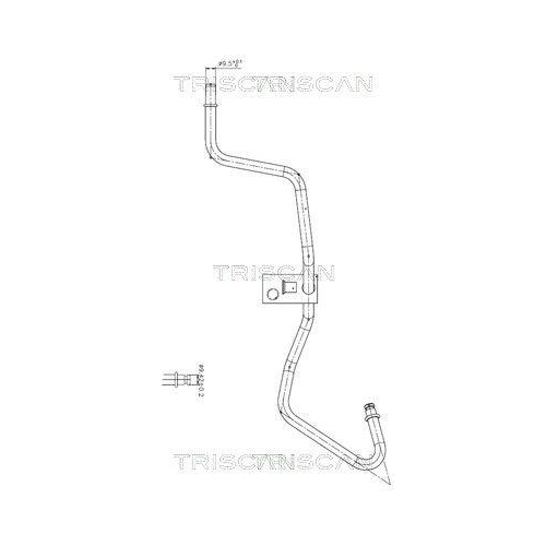 TRISCAN Hydraulikschlauch, Lenkung 8516 16040