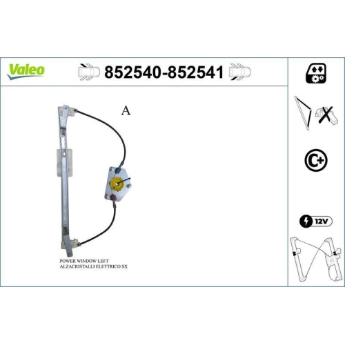 VALEO Fensterheber 852540