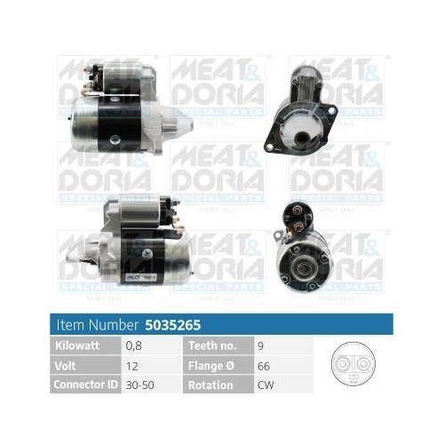 MEAT & DORIA Starter 5035265