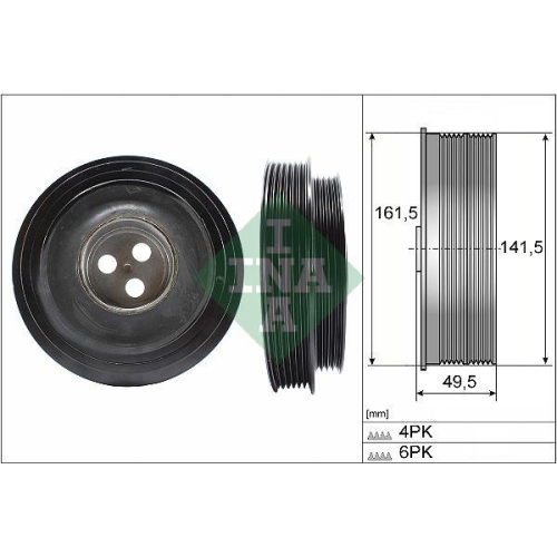 Schaeffler INA Riemenscheibe, Kurbelwelle