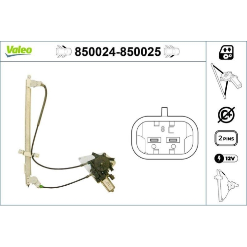 VALEO Fensterheber 850024