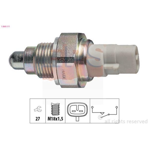 EPS Schalter, R&uuml;ckfahrleuchte Made in Italy - OE Equivalent 1.860.111