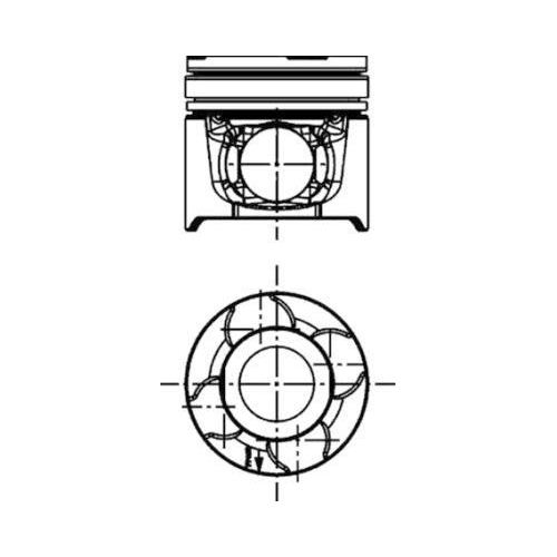 KOLBENSCHMIDT Kolben 40217612