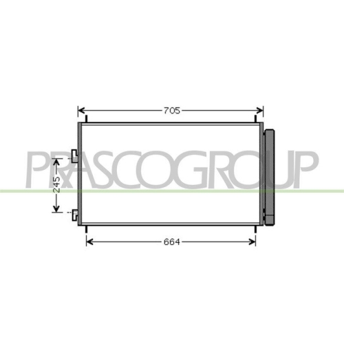 PRASCO Kondensator, Klimaanlage PrascoSelection TY287C001