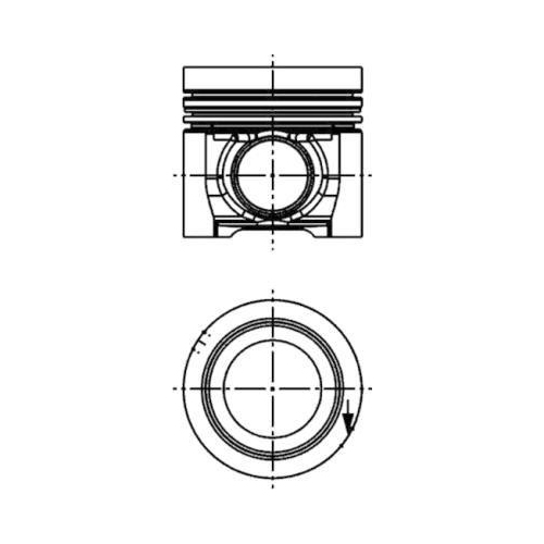 KOLBENSCHMIDT Kolben 40709600