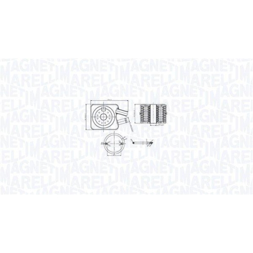 MAGNETI MARELLI Ölkühler, Motoröl 350300003200