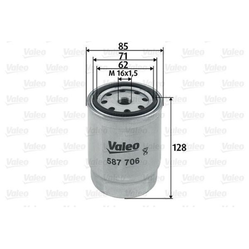 VALEO Kraftstofffilter 587706