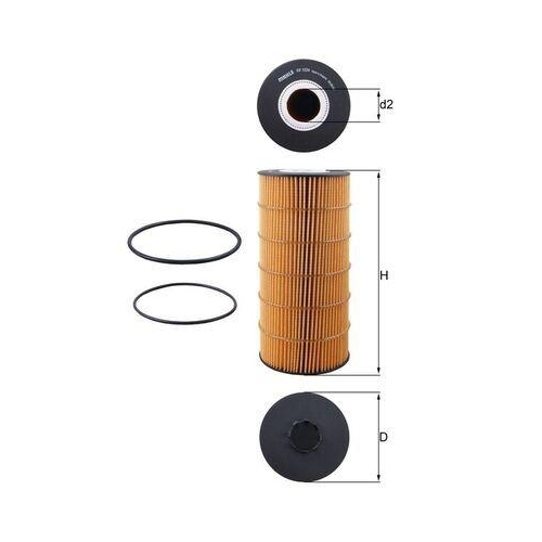 MAHLE &Ouml;lfilter OX 1234D