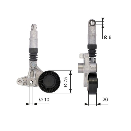 GATES Riemenspanner, Keilrippenriemen DriveAlign&trade; T39099