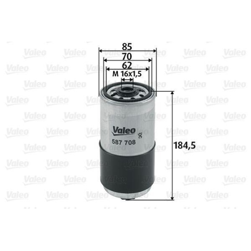 VALEO Kraftstofffilter 587708