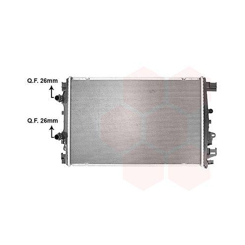VAN WEZEL K&uuml;hler, Motork&uuml;hlung 17012718