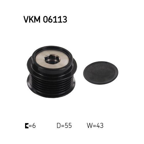 SKF Generatorfreilauf VKM 06113