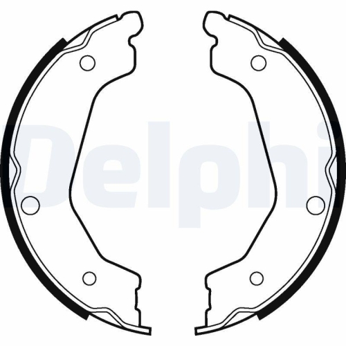 DELPHI Bremsbackensatz, Feststellbremse LS2043