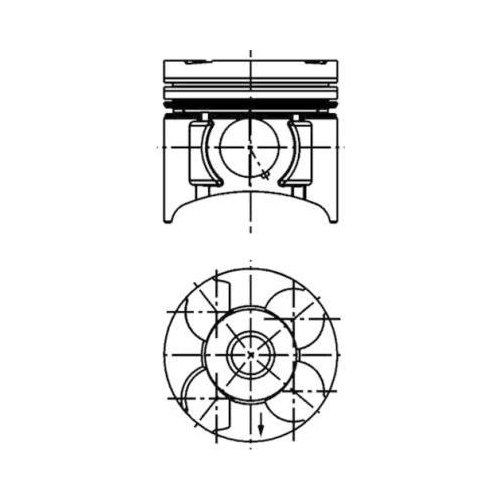 KOLBENSCHMIDT Kolben 40392600