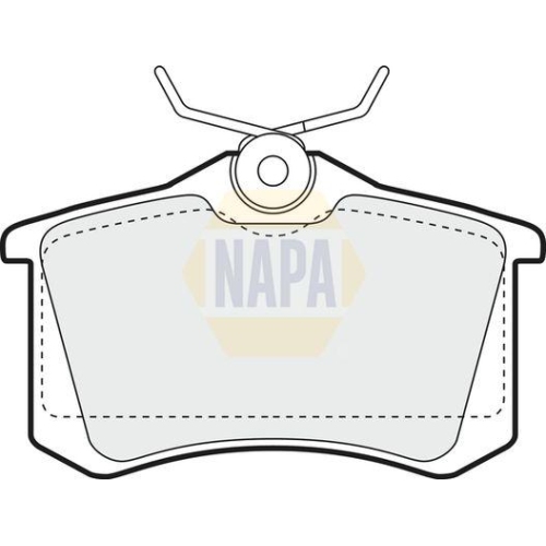 NAPA Bremsbelagsatz, Scheibenbremse NAPA NBP1148