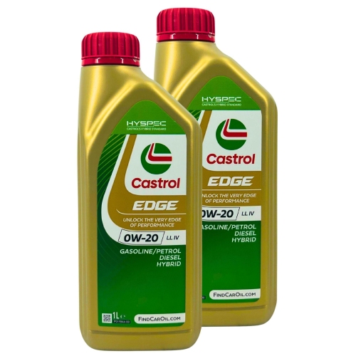 Motor&ouml;l Castrol 0W20LL IV Edge VW 50800/50900 Audi Skoda VW Benzin Diesel 2Liter
