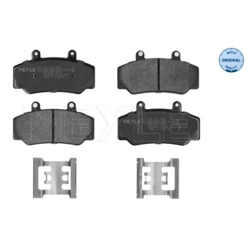 MEYLE Bremsbelagsatz, Scheibenbremse MEYLE-ORIGINAL: True to OE. 025 212 3316