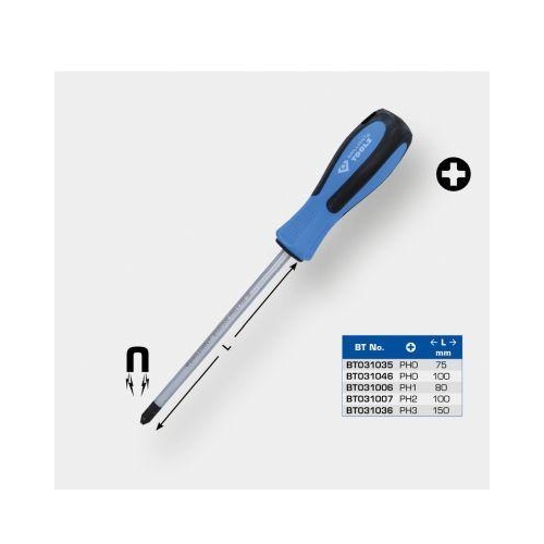 Schraubendreher Kreuzschlitz, PH2 x 100 mm KS TOOLS BT031007