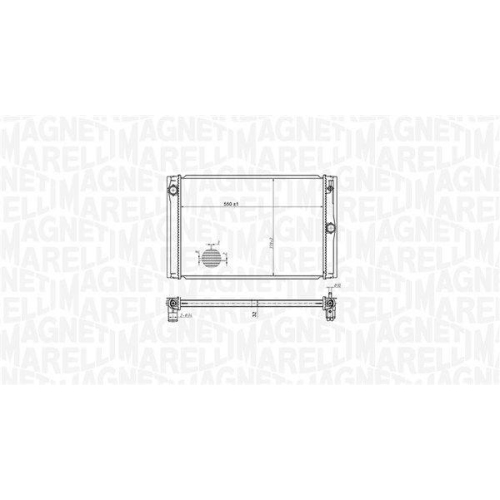 MAGNETI MARELLI Kühler, Motorkühlung 350213178600