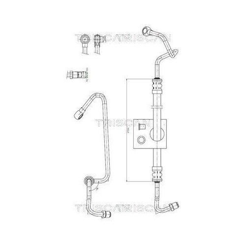 TRISCAN Hydraulikschlauch, Lenkung 8516 27003