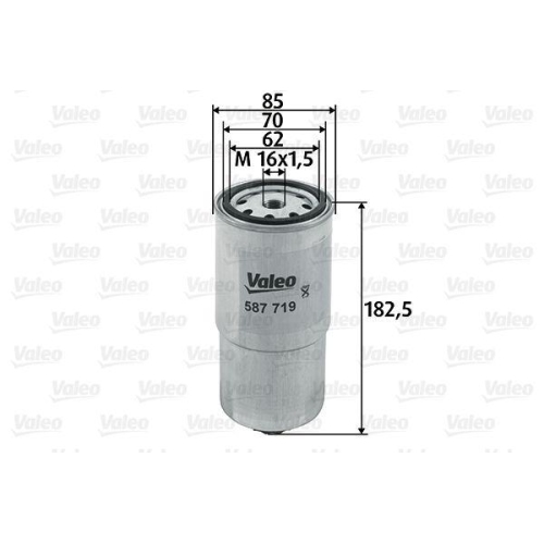 VALEO Kraftstofffilter 587719