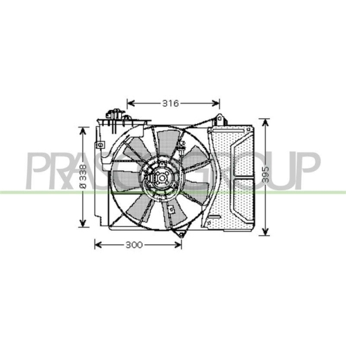 PRASCO L&uuml;fter, Motork&uuml;hlung PrascoSelection TY320F001