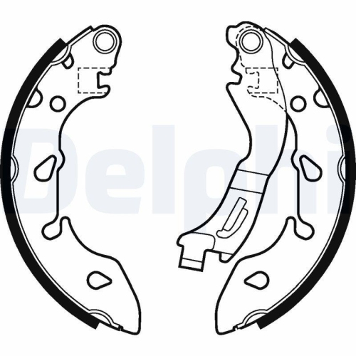 DELPHI Bremsbackensatz LS2047
