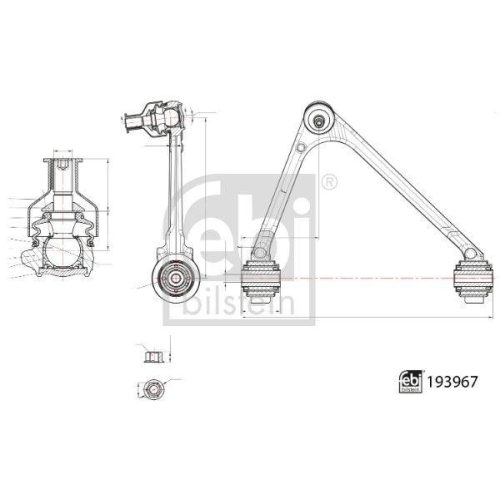FEBI BILSTEIN Lenker, Radaufh&auml;ngung