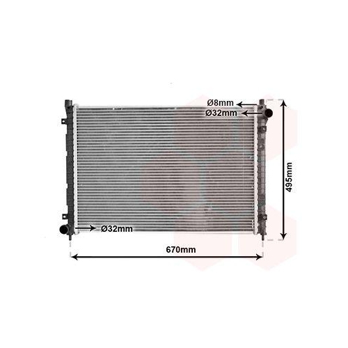 VAN WEZEL K&uuml;hler, Motork&uuml;hlung 02002163