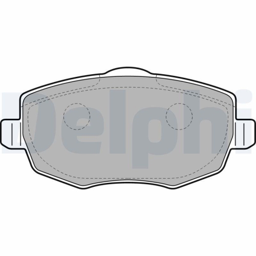 DELPHI Bremsbelagsatz, Scheibenbremse LP2064