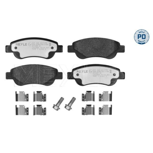 MEYLE Bremsbelagsatz, Scheibenbremse MEYLE-PD: Advanced performance and design. 025 239 5917/PD