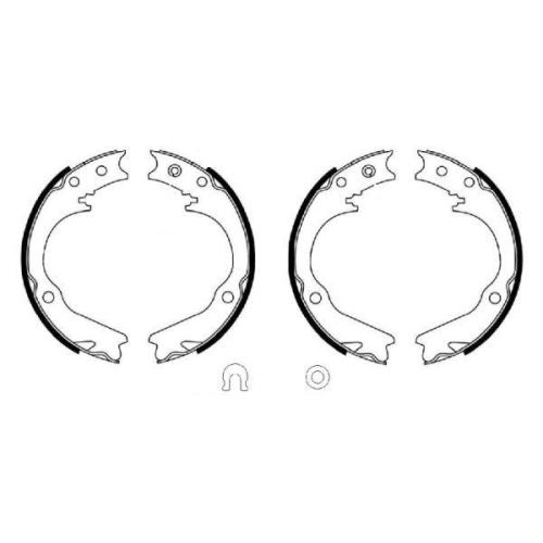 TEXTAR Bremsbackensatz, Feststellbremse 91087400