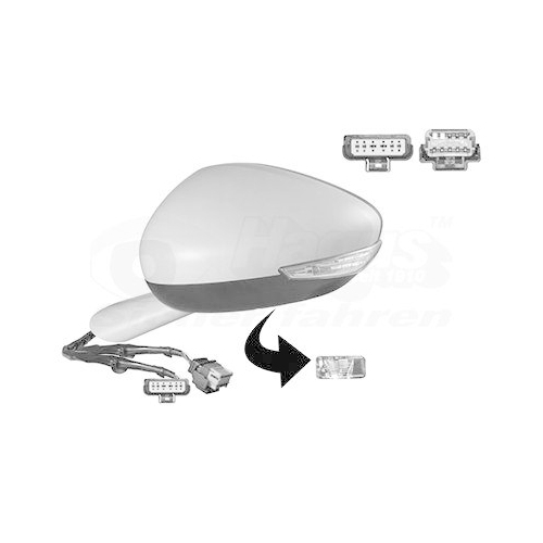 VAN WEZEL Au&szlig;enspiegel * HAGUS * 4068827