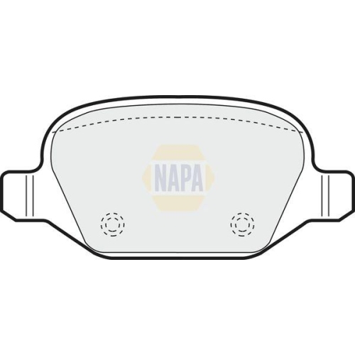 NAPA Bremsbelagsatz, Scheibenbremse NAPA NBP1153