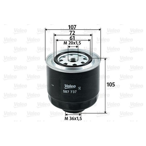 VALEO Kraftstofffilter 587737