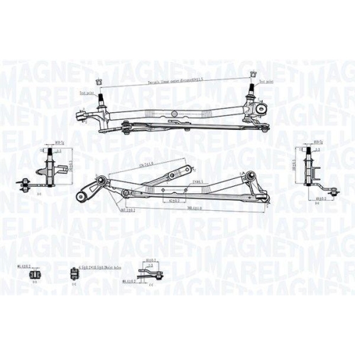 MAGNETI MARELLI Wischergest&auml;nge 085570736010
