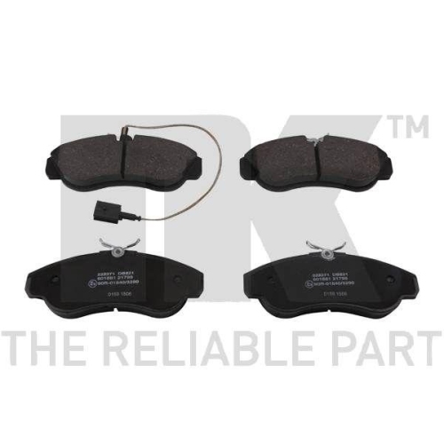 NK Bremsbelagsatz, Scheibenbremse 222371