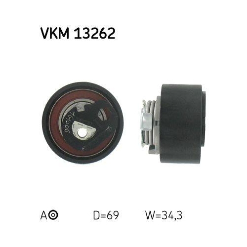 SKF Spannrolle, Zahnriemen VKM 13262