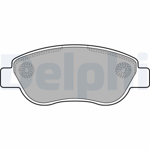 DELPHI Bremsbelagsatz, Scheibenbremse LP2075