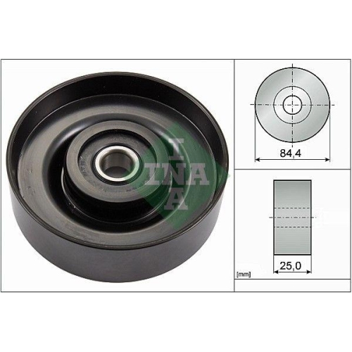 Schaeffler INA Umlenk-/F&uuml;hrungsrolle, Keilrippenriemen 532 0827 10