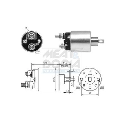 MEAT & DORIA Magnetschalter, Starter 46292