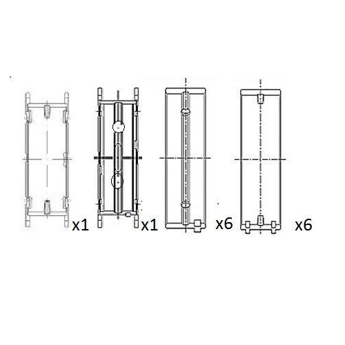 FAI AutoParts Kurbelwellenlagerschale BM1064-STD