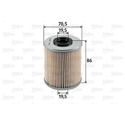 VALEO Kraftstofffilter 587917