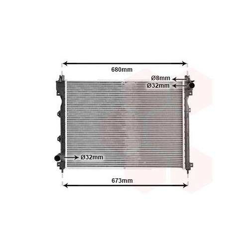 VAN WEZEL K&uuml;hler, Motork&uuml;hlung 02002174