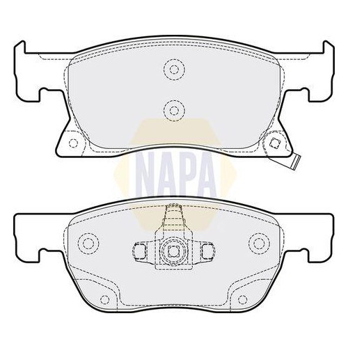 NAPA Bremsbelagsatz, Scheibenbremse NAPA NBP1158
