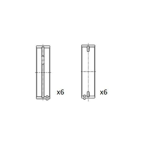 FAI AutoParts Kurbelwellenlagerschale BM1062-025
